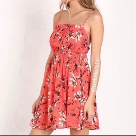 NEW FREE PEOPLE FLORAL DRESS - Picture 5 of 5